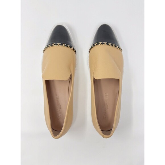 Karl Lagerfeld Womens Flats Brown Caralee Leather Loafer Buckle Slip On US 7.5 M - Picture 7 of 9